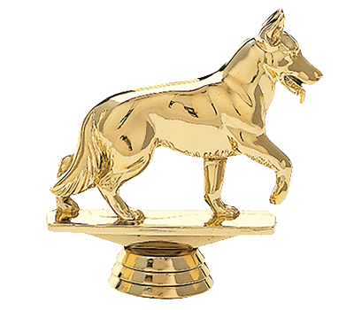 Figurine din plastic auriu F97 Caine