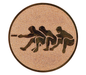 Insertie sport bronz cu echipa la trasul de franghie, potrivita pentru medalie, cupa sau trofeu