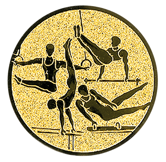 Insertie model Gimnastica - aur