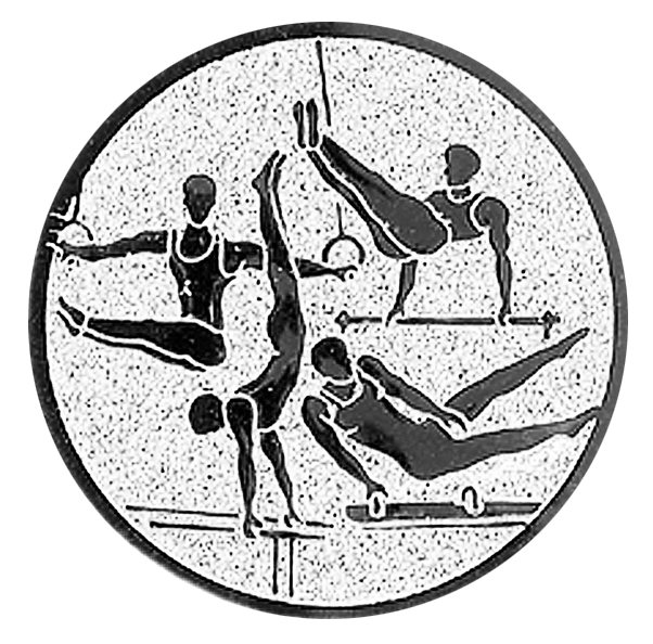 Insertie model Gimnastica - argint