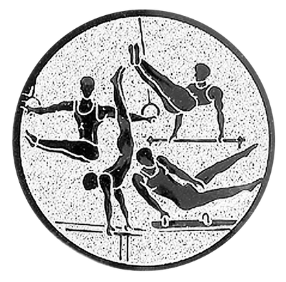 Insertie model Gimnastica - argint