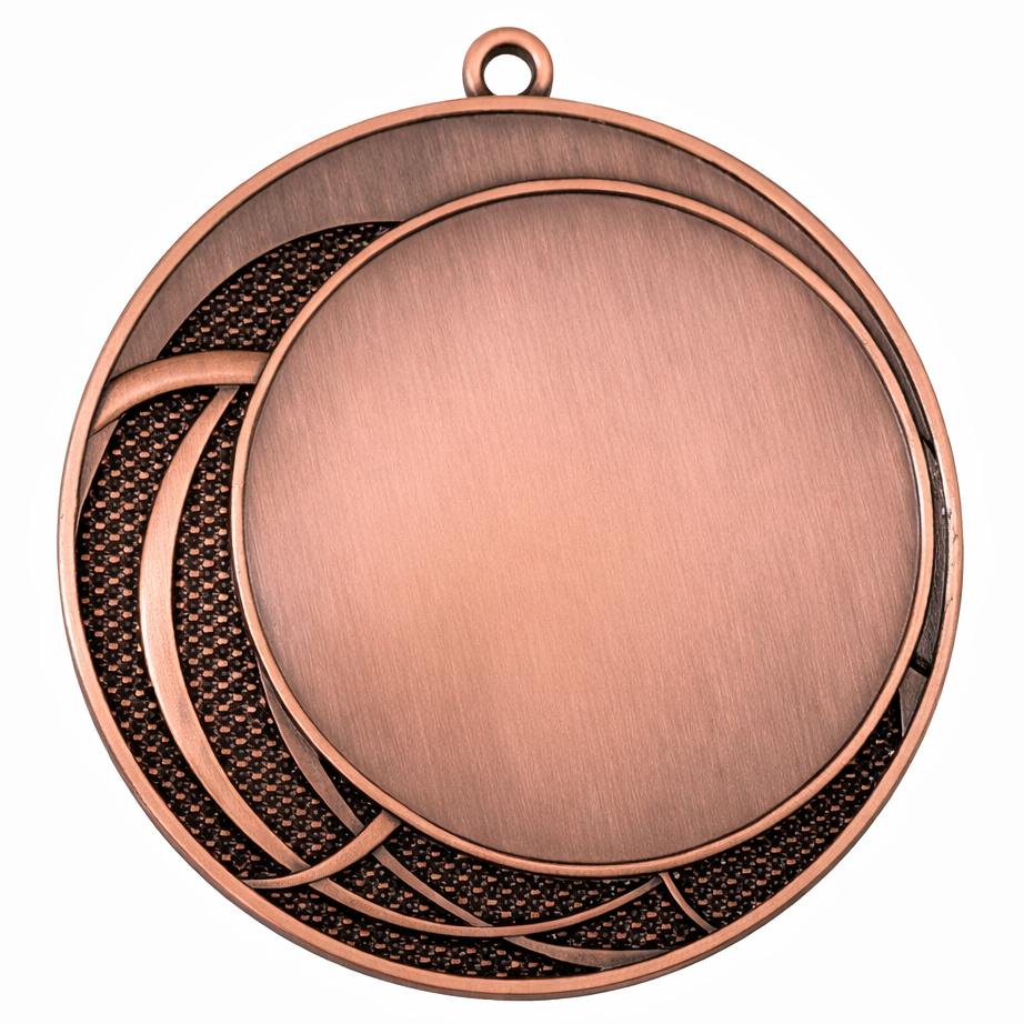 Medalie E774 bronz Ø70 mm pentru competitii, personalizabila.