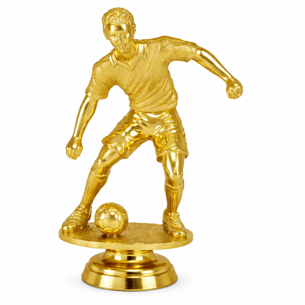 Figurine din plastic auriu F751 Fotbal