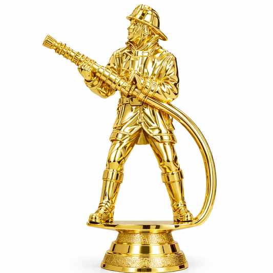 Figurine din plastic auriu F49 Pompier
