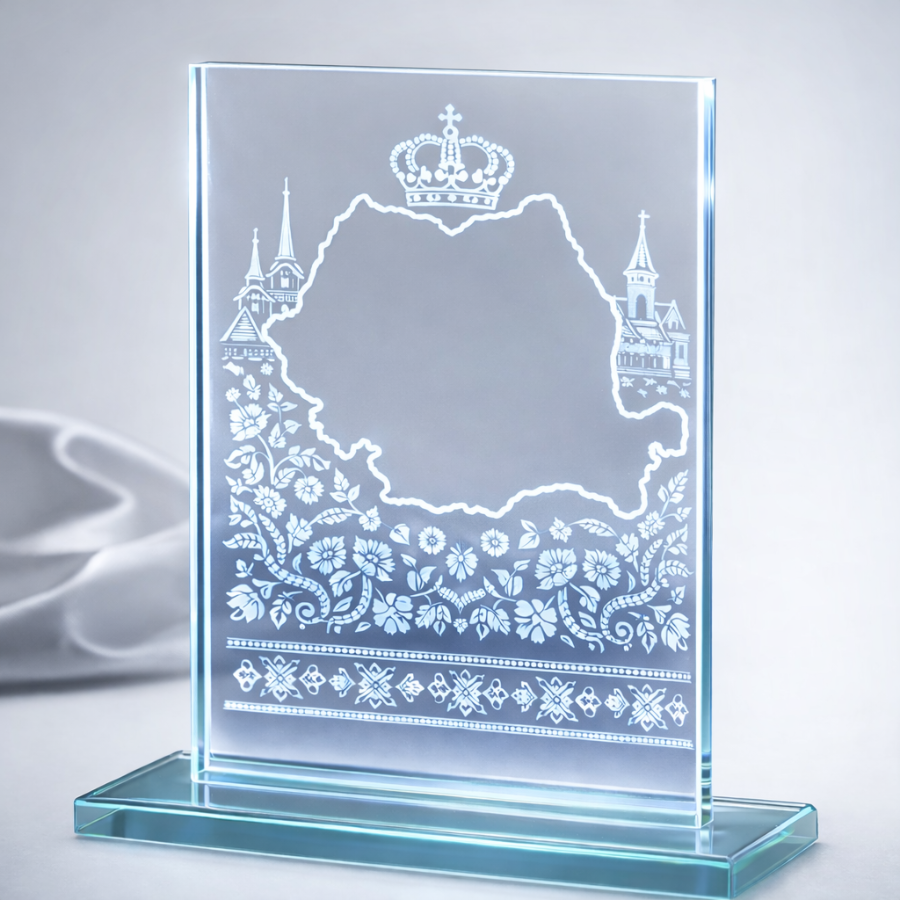 Trofeu din sticla U02