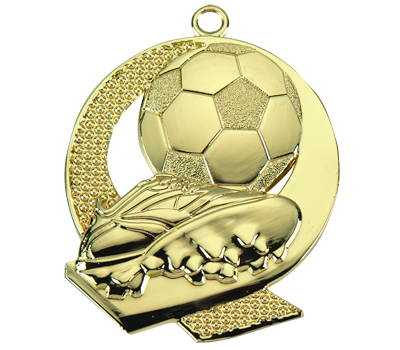 Medalie Fotbal E253 Ø50 mm aur