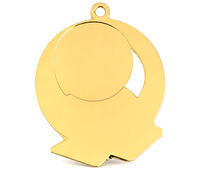 Medalie Fotbal E253 Ø50 mm - spate
