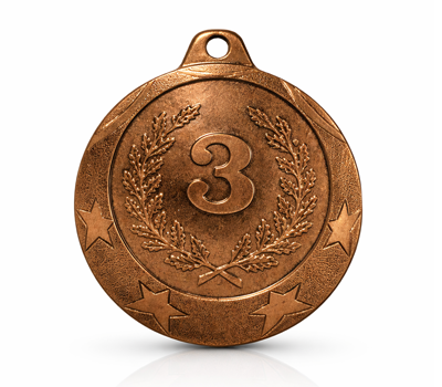 Medalie E425 bronz pentru competitii, personalizabila.