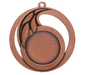 Medalie E516 bronz Ø50 mm pentru competitii, personalizabila.