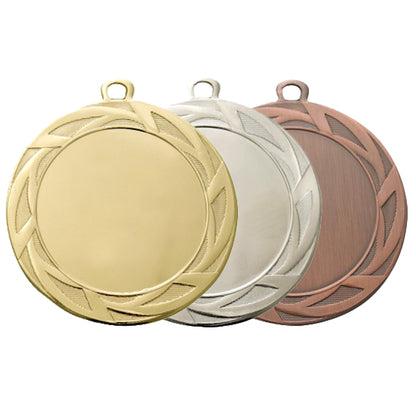 Medalie E708 Ø70 mm aur argint si bronz