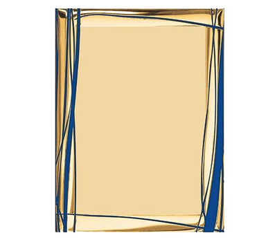 Placheta metalica aurie pentru premiere