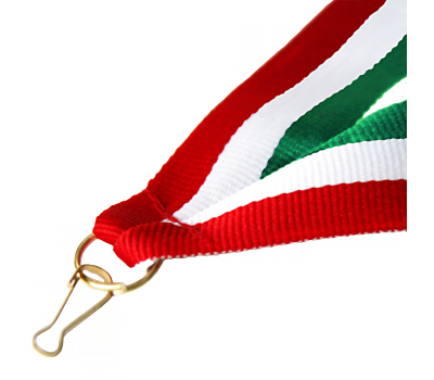 Panglica Verde Alb Rosu pentru medalii